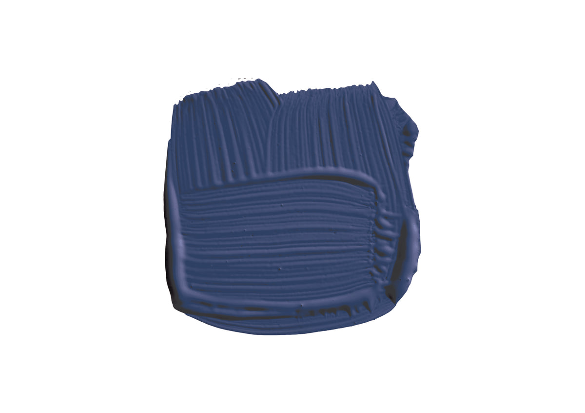 Farbklecks von Blue Maize, dem dunkel Blau, dass von dem Mais inspiriert ist, der in Mexico und den Südstaaten beliebt ist.