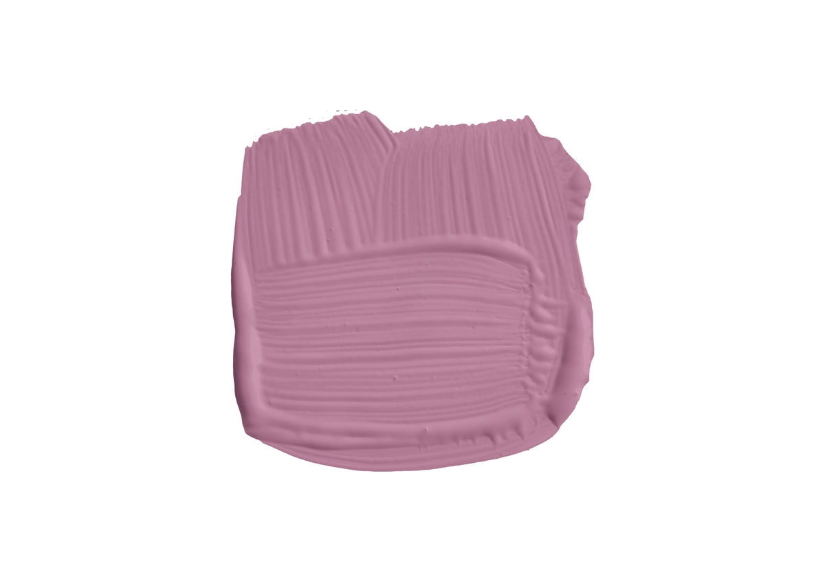 Farbklecks von Shalott, einem fröhlichen Rosa, wie man es von den Schalotten aus der Cajun-Küche kennt.