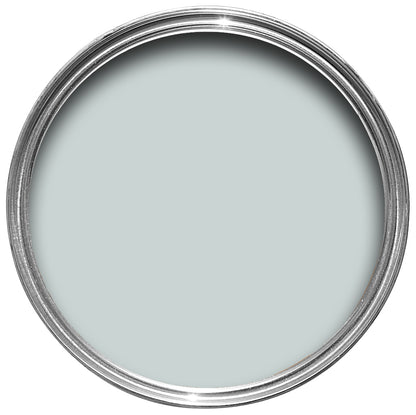 Offene Farbdose von oben von Borrowed Light, einem zarten und leichtem Blau
