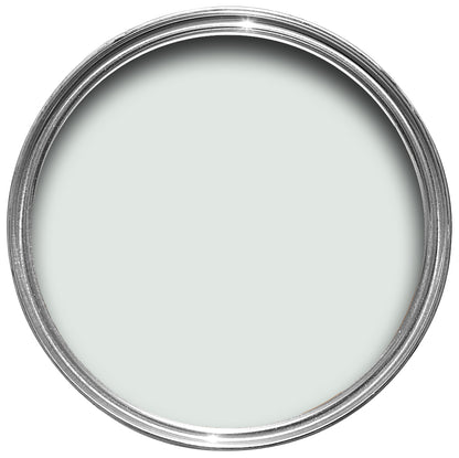 Offene Farbdose von oben von Cabbage White, einem subtilen Weiß mit einem Hauch von Blau
