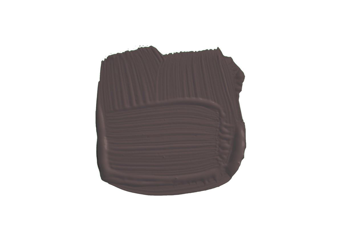 Farbklecks von Deep Reddish Brown, einem farbintensiven Braun