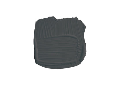 Farbklecks von Liquorice, einem Lakritz Schwarz
