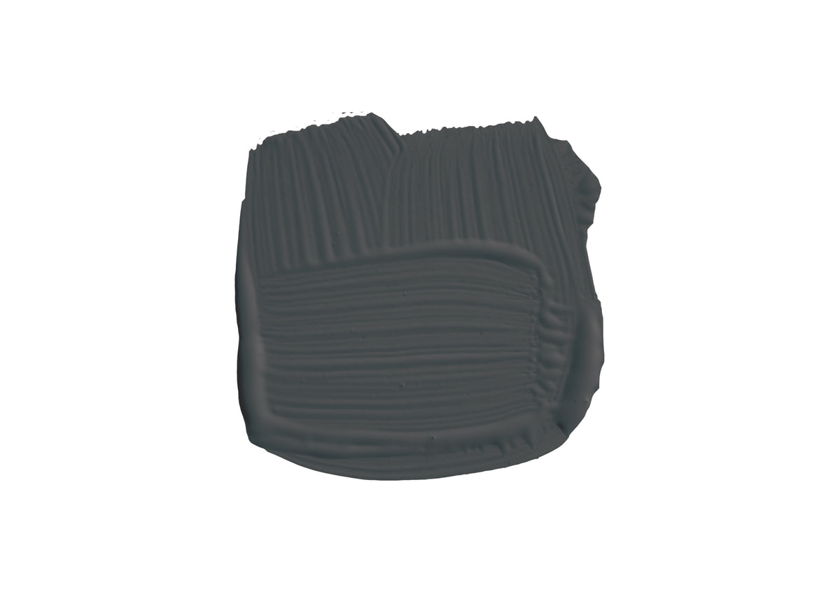 Farbklecks von Liquorice, einem Lakritz Schwarz