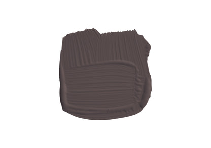 Farbklecks von Mahogany, dem üppigen Braun, das an Chippendalemöbel erinnert. 
