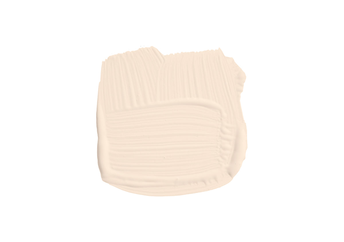Farbklecks von Orange Coloured White, einem weiß mit roten Pigmenten