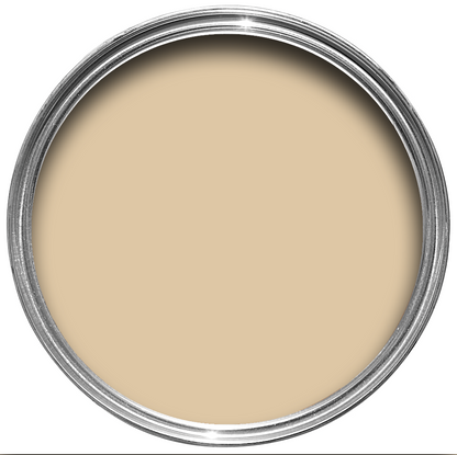 Offene Farbdose von oben von Double Cream, einem intensivem und leicht rötlichem Cremeton 