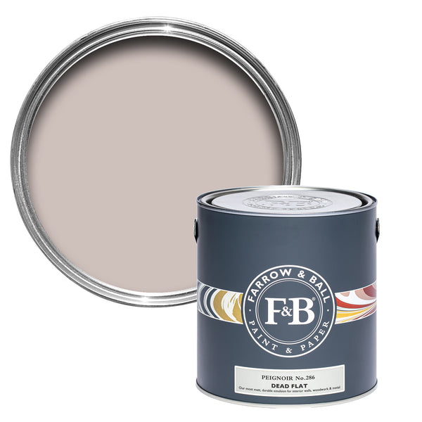 Offene Dead Flat Farbdose von Peignoir, einem Grau, das im richtigen Licht Rosé erscheint