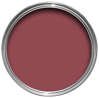 Offene Farbdose von oben von Radicchio, einem Rot wie eine Radieschen Salat
