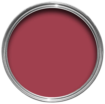Offene Farbdose von oben von Rectory Red, das einen eleganten Rotton darstellt, der von einem Dorf in Klerus inspiriert ist.