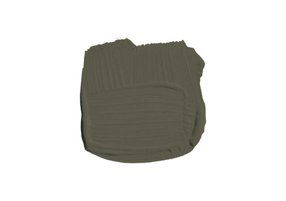 Farbklecks von Reduced Green, einem, für manche braunem, für andere grünem, Erdton.