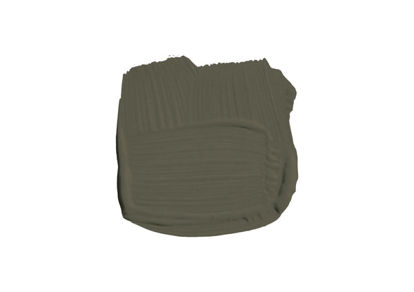 Farbklecks von Reduced Green, einem, für manche braunem, für andere grünem, Erdton.