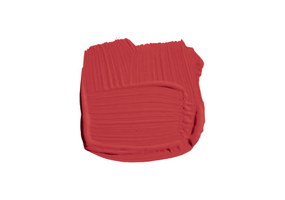 Farbklecks von Romesco, dem satten und leuchtenden Rot einer spanischen Soße. 