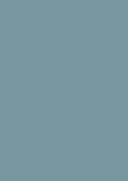 Farbtafel von Stone Blue, einem satten und lebendigem Indigoblau 