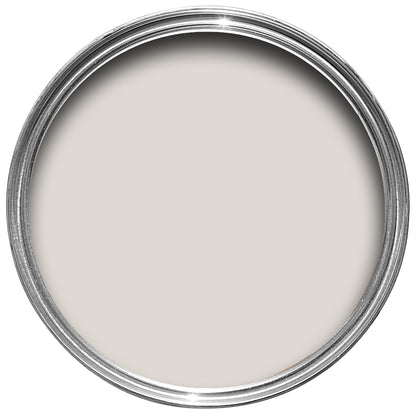 Offene Farbdose von oben von Strong White, einem ausdrucksstarkem aber kalten Weiß
