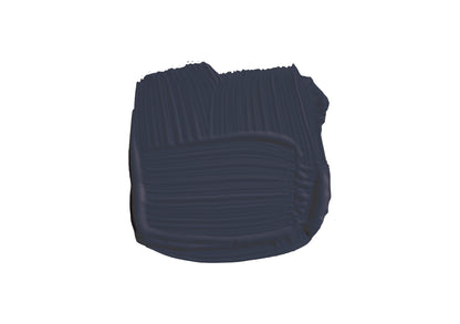 Farbklecks von Titmouse Blue, einem majestätischen, luxuriösen und beruhigendem Blau.