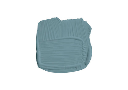 Farbklecks von Stone Blue, einem satten und lebendigem Indigoblau 