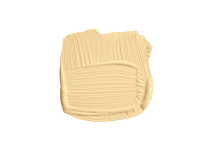 Farbklecks von Dorset Cream, einem Gelb wie gehaltvolle Schlagsahne
